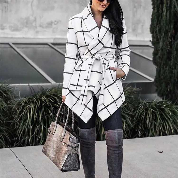 

W8579 fall 2020 women clothes plus size outerwear long coat woman winter
