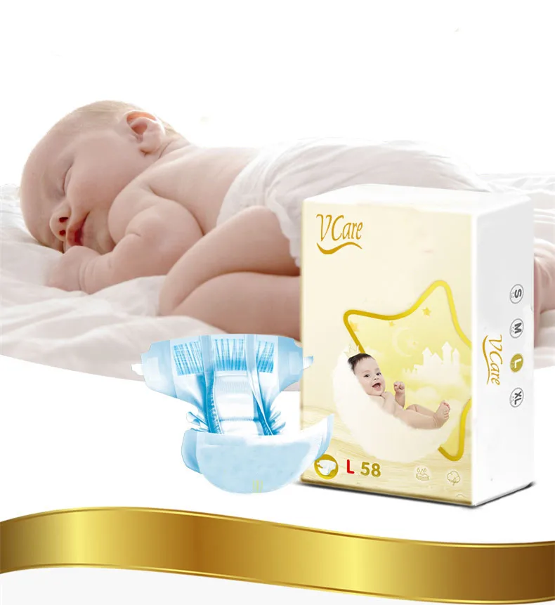 

Disposable Baby Diaper For New Born Bebe High Quality Cheap Price from China factory