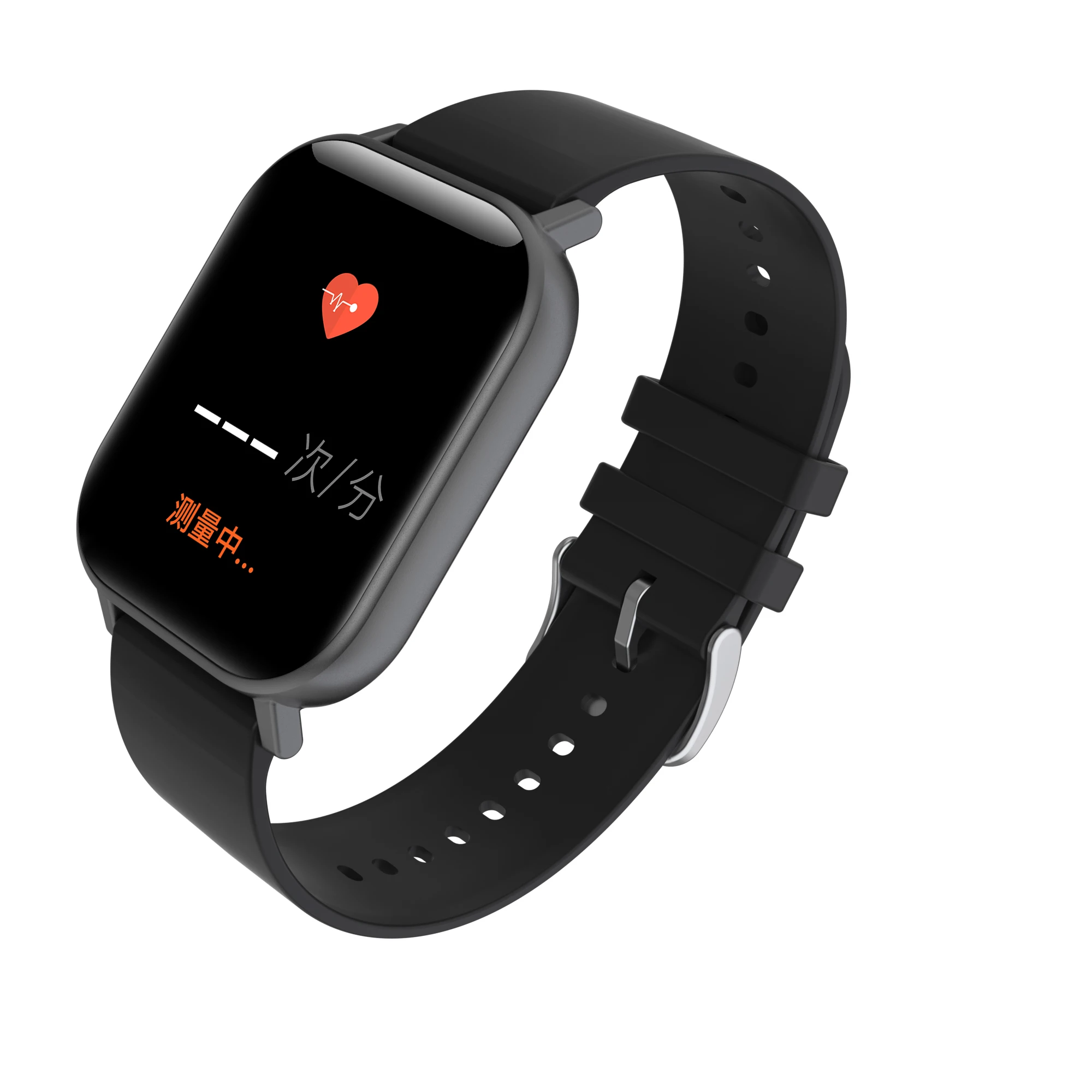 

smart watch amoled T58 mi 2020 Full touch Apply to oppo wrist watch sports fitness band waterproof Touch Screen Alarm Clock, Black silver golden