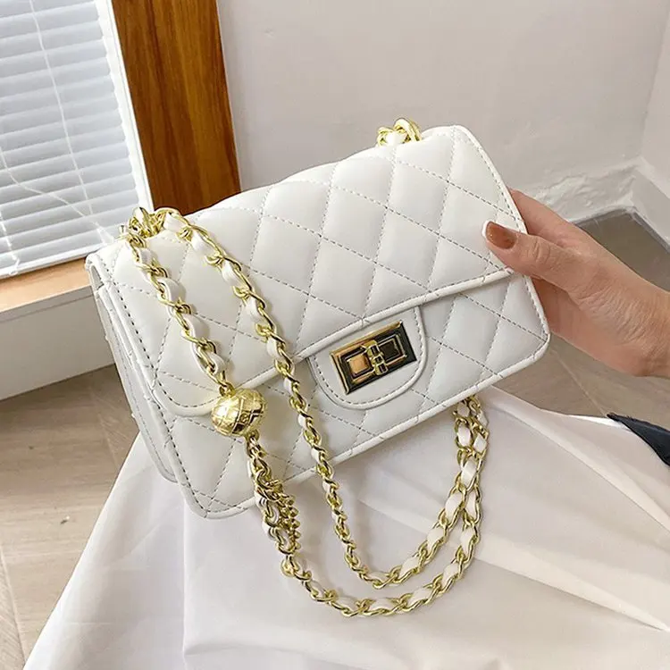 

2021 New Fashion Women Messenger Bag Chain Female Ladies Shoulder Bag High quality Handbags and Purses For Women, Black