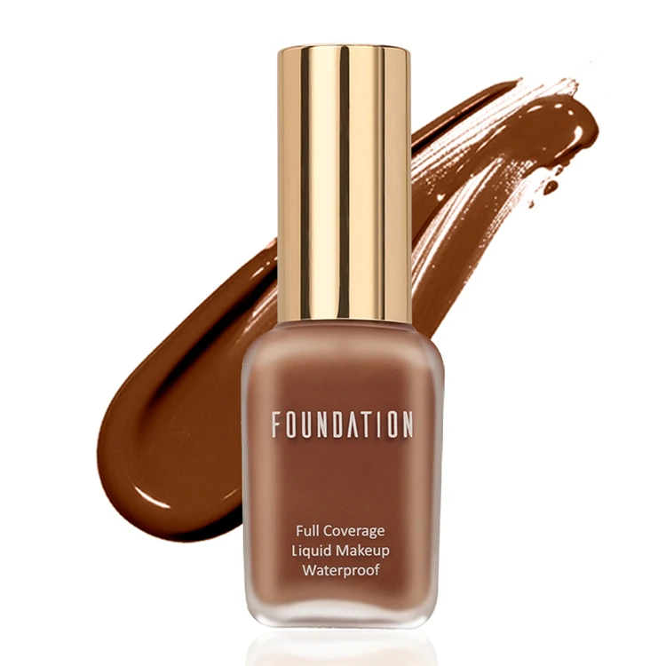 

RTS70 wholesale foundation makeup custom waterproof long lasting full coverage foundation private label foundation for dark skin