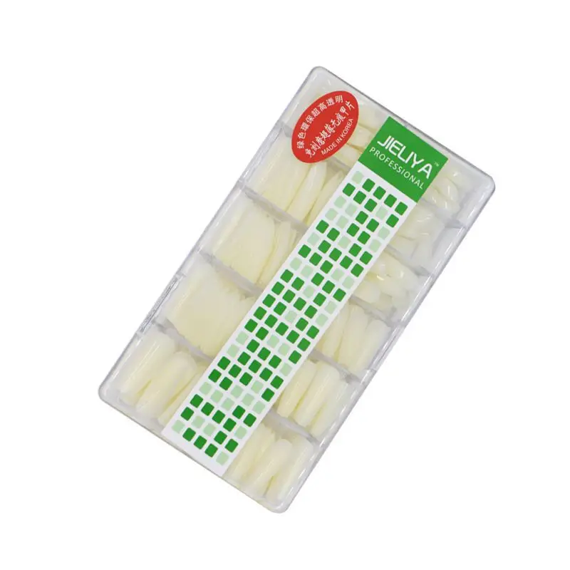 

500 Pieces Nail Ultra-thin Non-trace Nail Plate Full and Half Use Oval Water Drop French Trapezoidal Nail Polish Plate