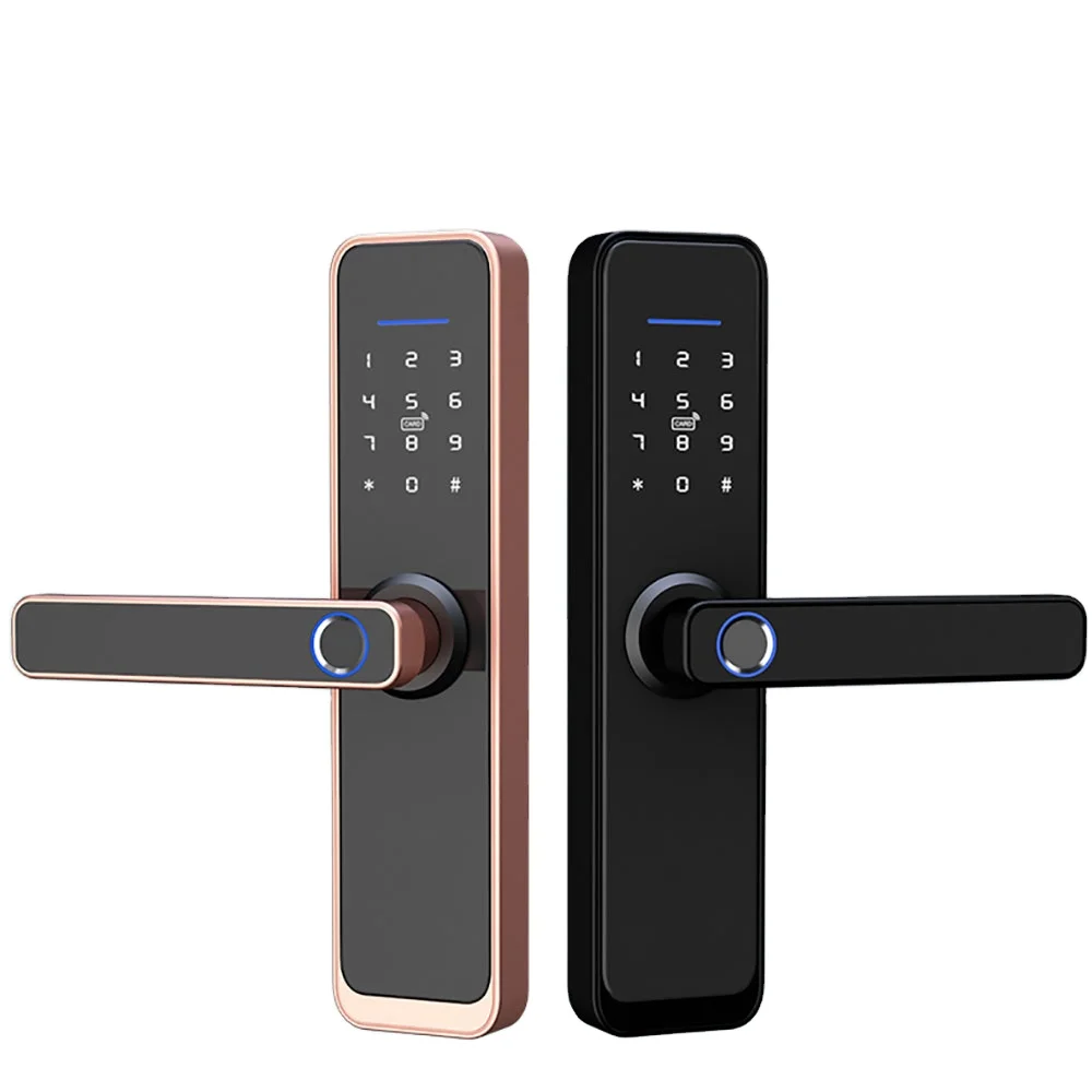 

YOUHE Password Key TUYA APP Sample Sensor Security Smart Fingerprint Door Lock Residential