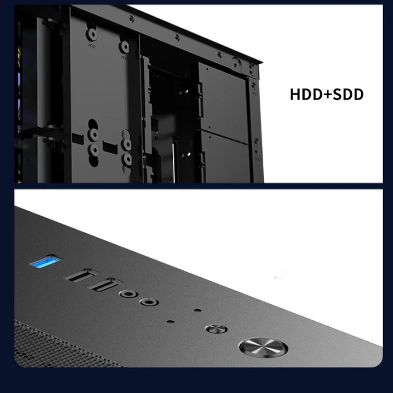 full tower tempered computer case