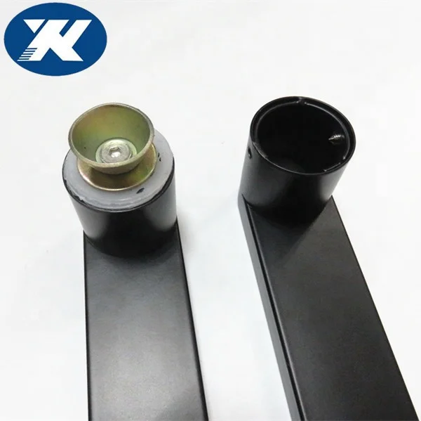 SUS304 waterproof back to back exterior door handle black pull handle