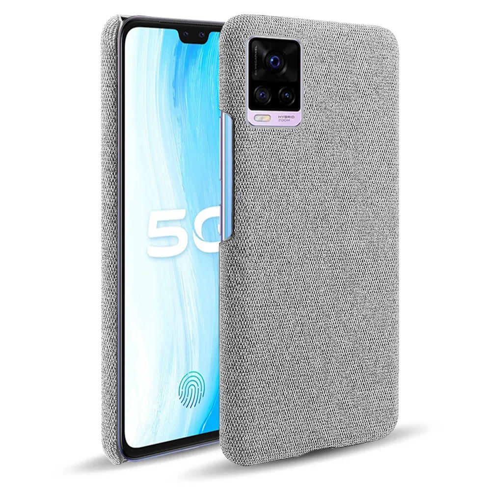 

Cloth Cases For Vivo V20 Pro Case for VIVO S7 Slim Retro Cloth Hard Cover For Vivo S7 V2020A V20 PRO V20pro 2018 Coque Funda