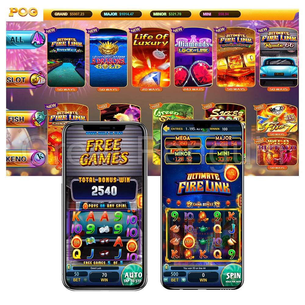 

POG 100+ Hot Selling Slot Games To Online Casino Software Earn Money Coin Arcade Game Online Phone Game