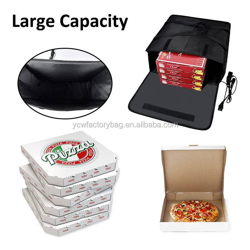 Thermal Pizza Delivery Bags Insulated Food Delivery Bag Professional Pizza Warmer Carrier Bags