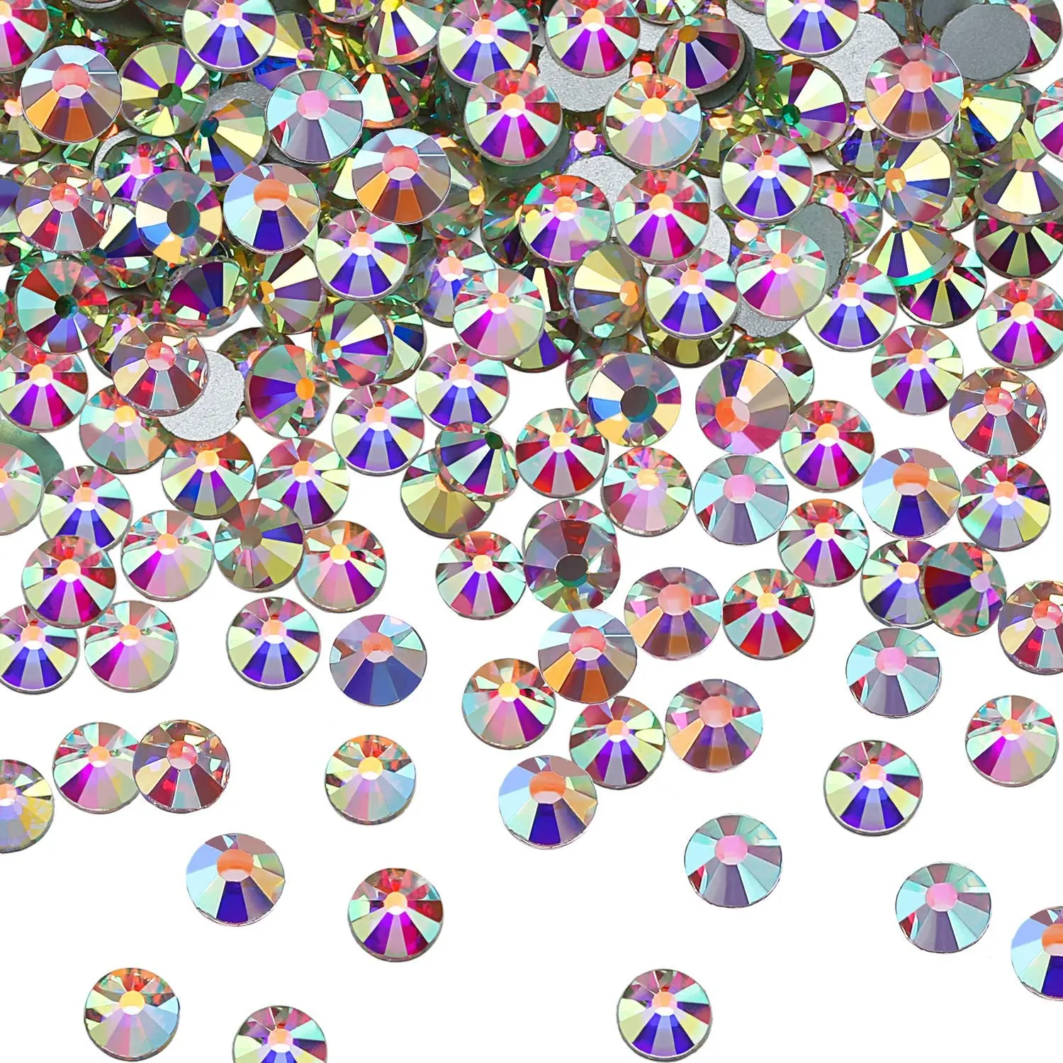 

Ss10 Ab Dmc Quality Hot Fix Stone Flat Back Hot Fix Glass Crystal Rhinestones