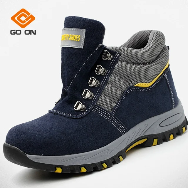 

Steel Toe safety shoes Men and Women Puncture Proof Work Construction Breathable Light weight, Blue