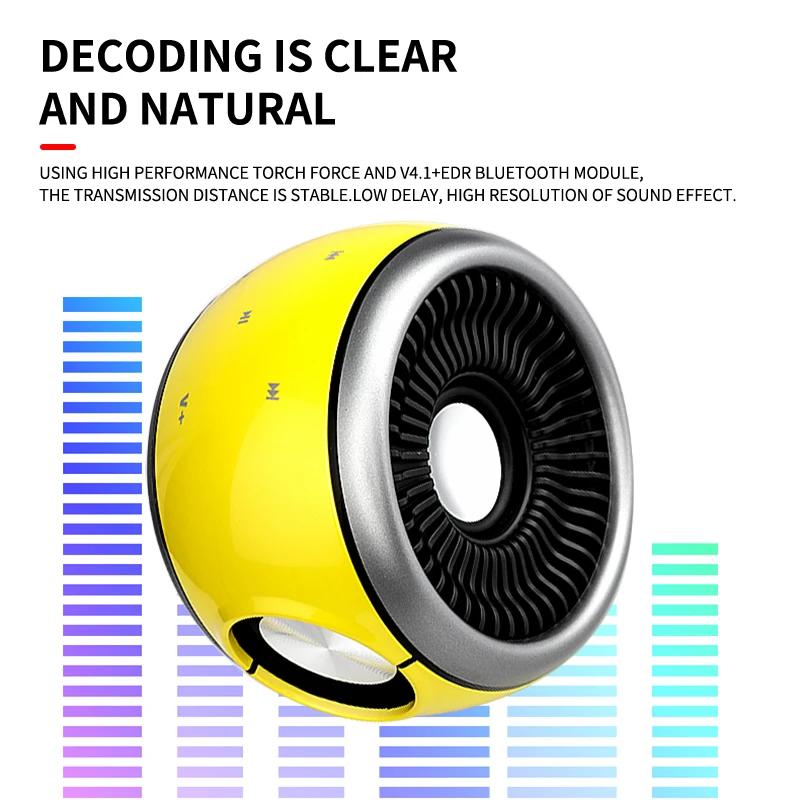 Professional Speaker audio system Capsule multi-fuctional bluetooth speakers with strong bass sound