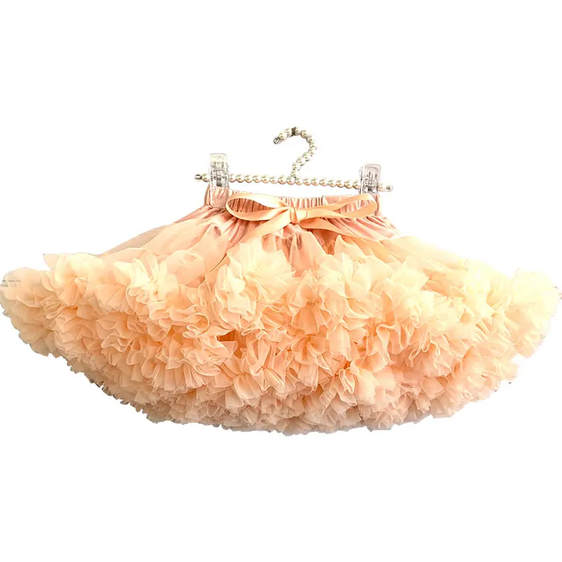 
Hot selling fancy girl clothing tutu wholesale toddler ruffle tulle girl children skirt 