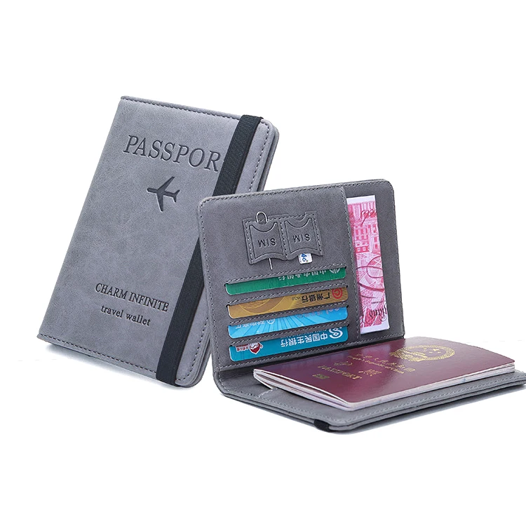 

personalize rfid passport holders case custom pu leather passport cover card holder wallet porta pasaporte