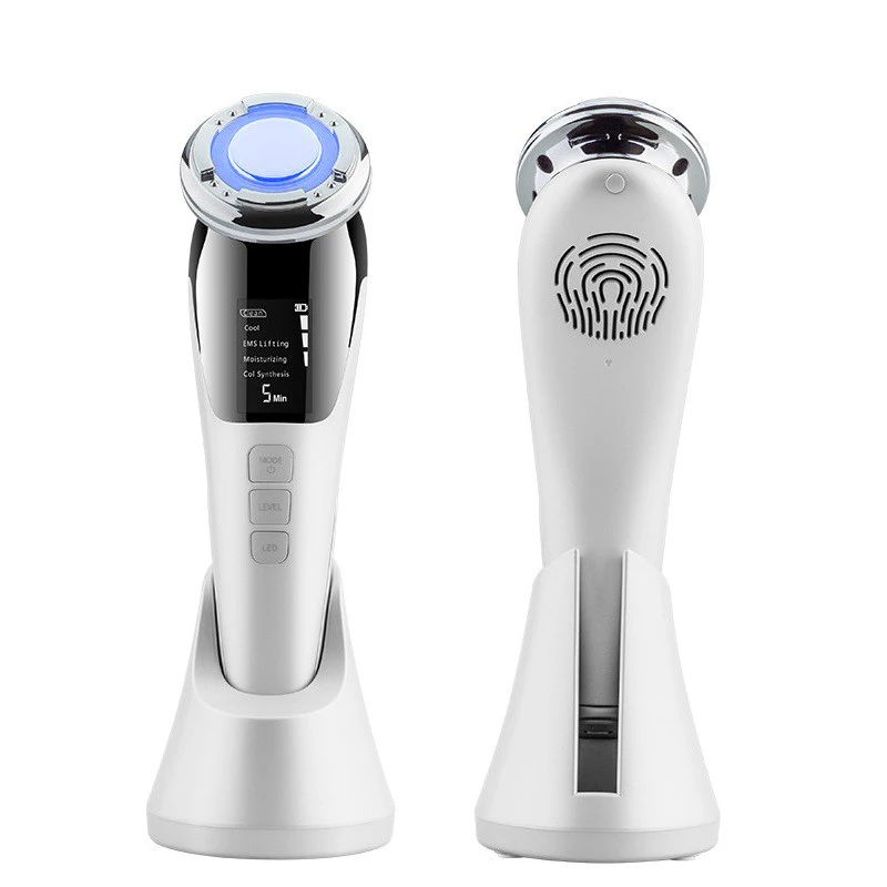 

EMS LED Light Therapy Hot/Cold Facial Massage Sonic Vibration Anti-Wrinkle Anti-Aging Skin care