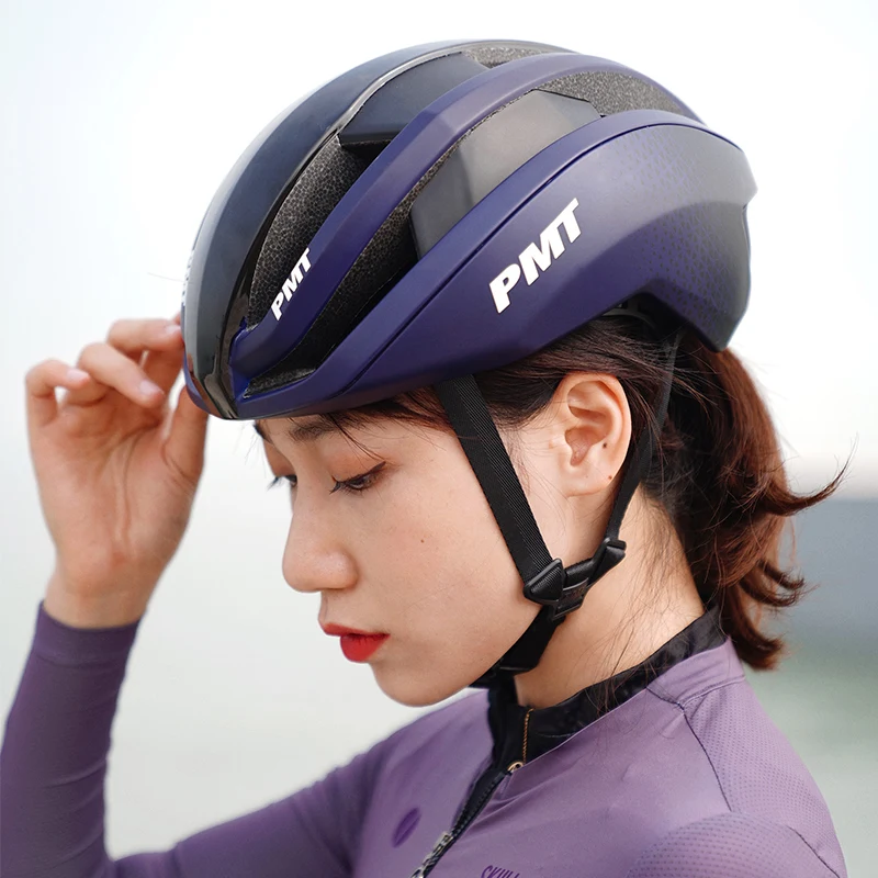 

PMT manufacturers wholesale light pneumatic integrated road bike helmet mountain bike helmet men and women bicycle helmet, Picture shown