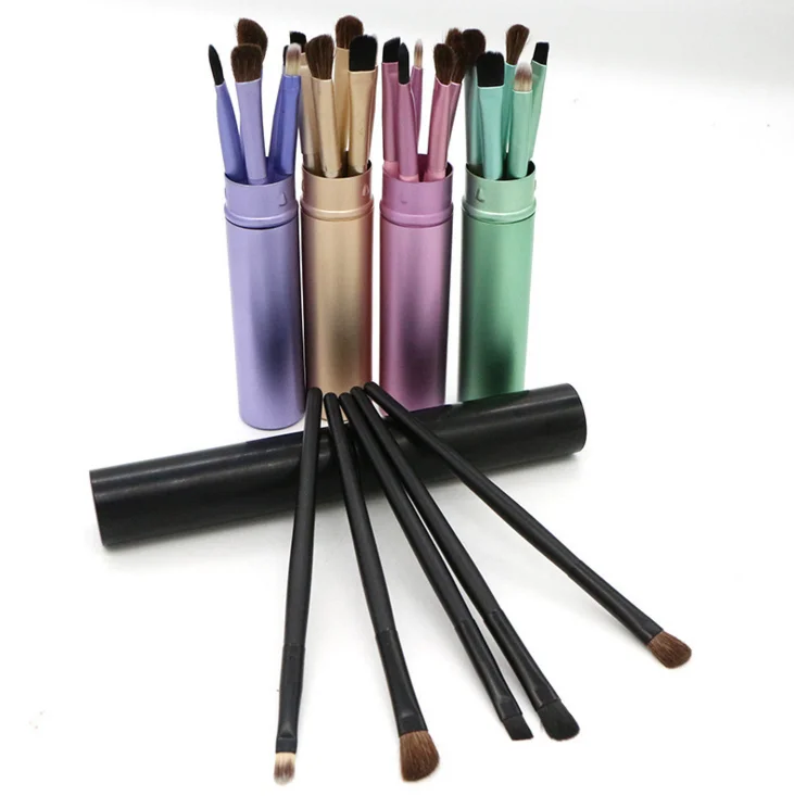 

Portable cosmetic tools 5 pcs eye shadow make up brushes set