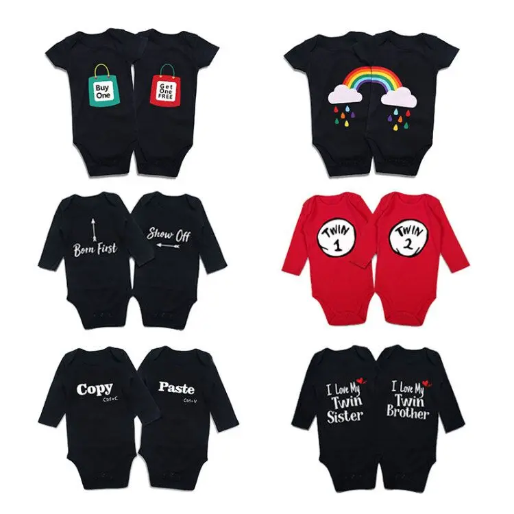 

In Stock Custom Newborn Baby Bodysuit 100% Cotton Knitted Ribbed Rompers Baby Boy Girl Clothes Supplier