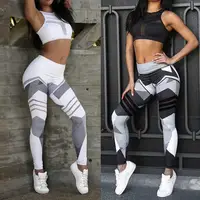 

Factory Supply NEW Workout Clothing Fitness Leggings Solid Mesh Butt LIft Women Yoga Pants Sets