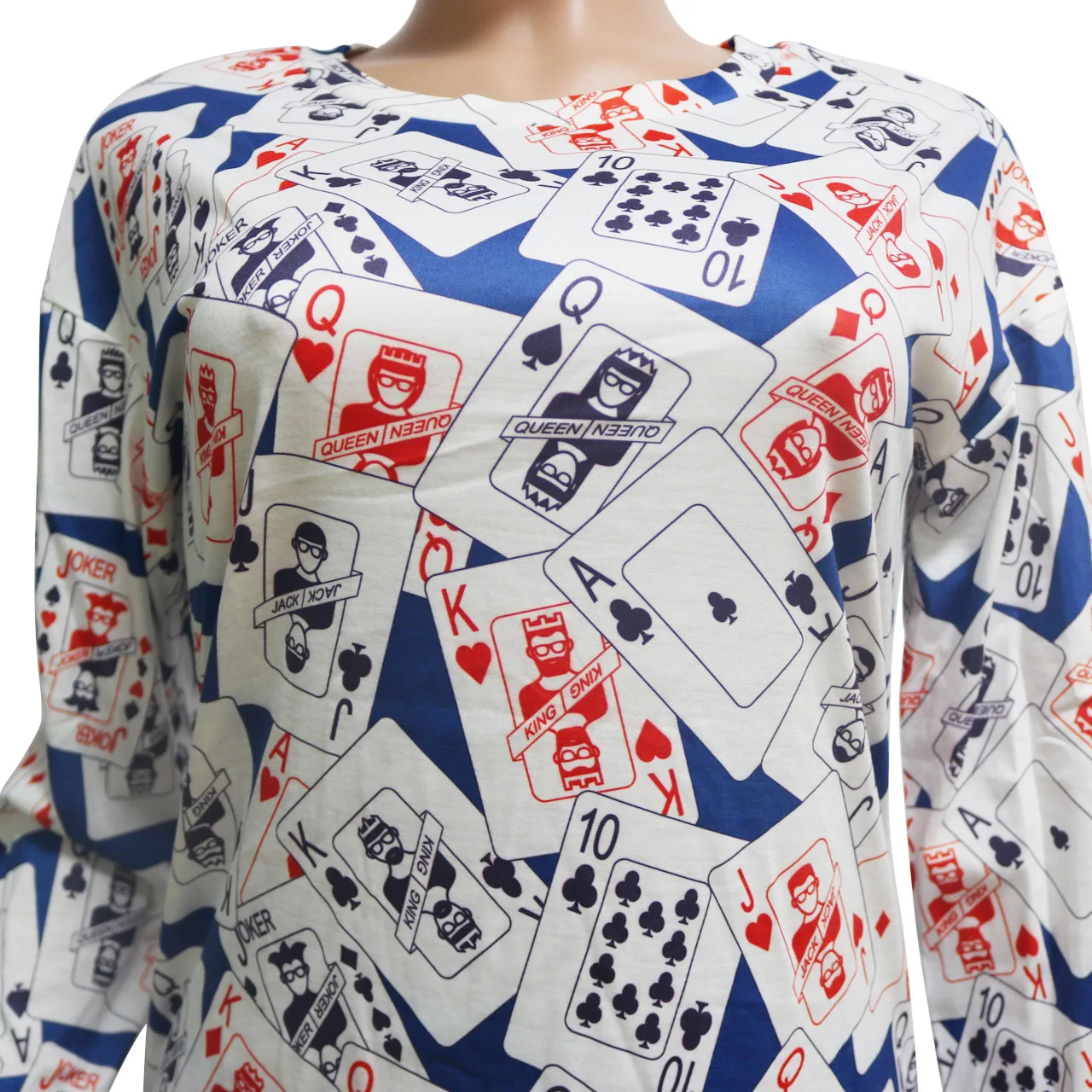 Plus Size Lingerie Girls Poker Suit Pyjamas Women's Sleepwear Pajamas ...