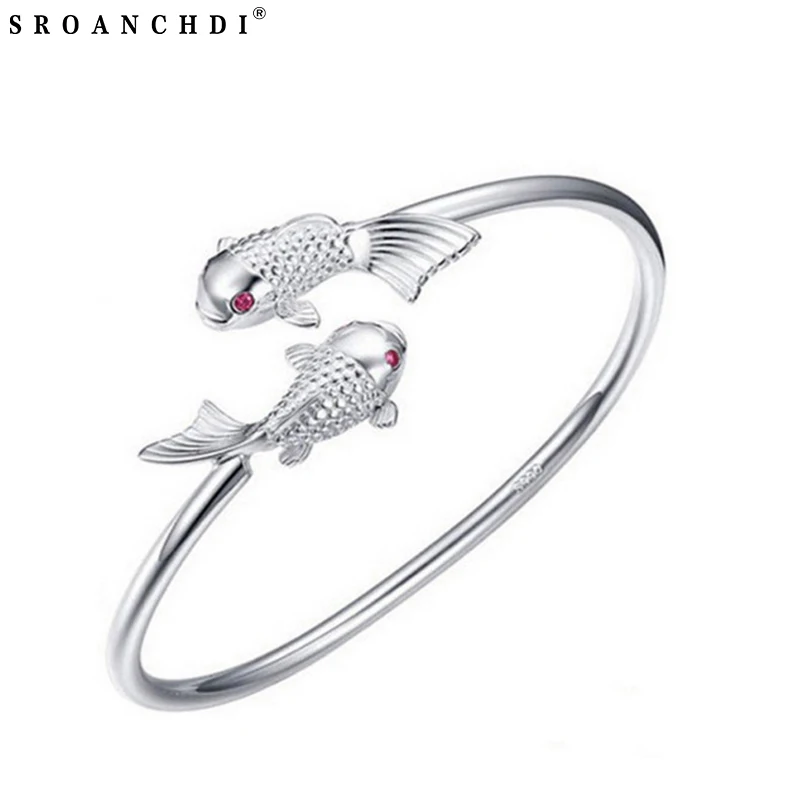 

Hot Amazon Fashion Women Jewelry 999 Sterling Silver Plated Adjustable Bangle Bracelet for women and Men