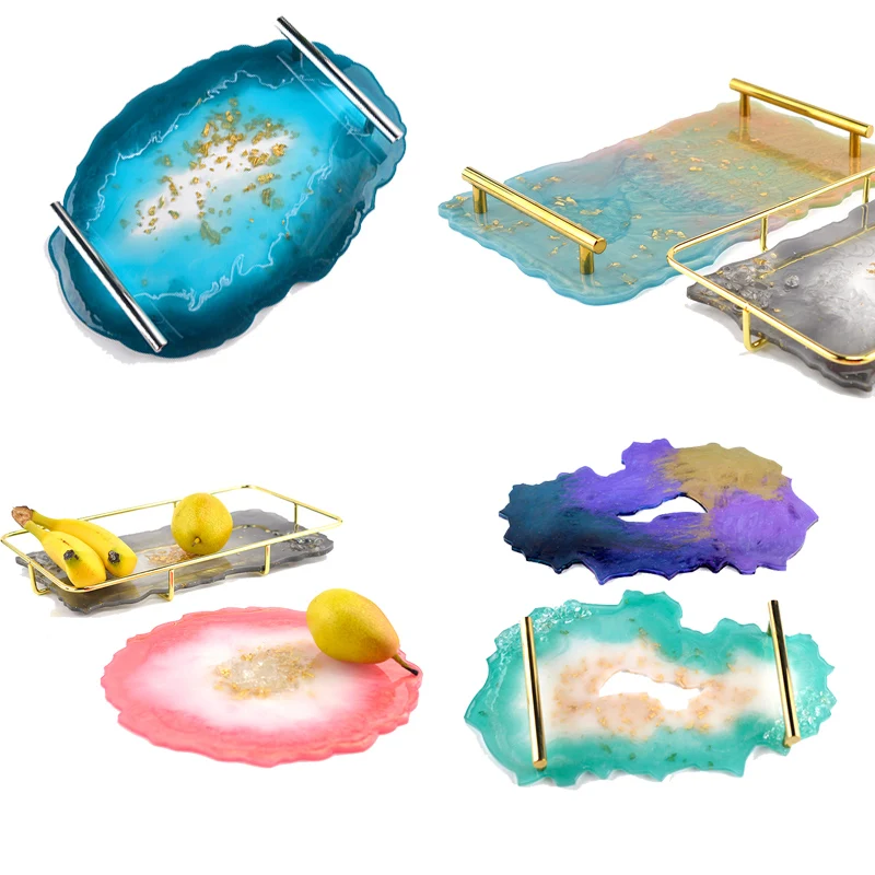 

3Pcs Irregular Shape Fruit Tray Mold DIY Resin Silicone Mold Large Coaster Mold Resin Jewelry Process Jewelry Craft