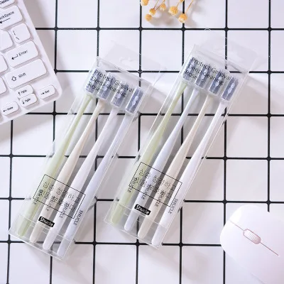 

4 Japanese Family Boxed Toothbrushes, Soft Bamboo Charcoal Plain Small Toothbrush Plain Toothbrush