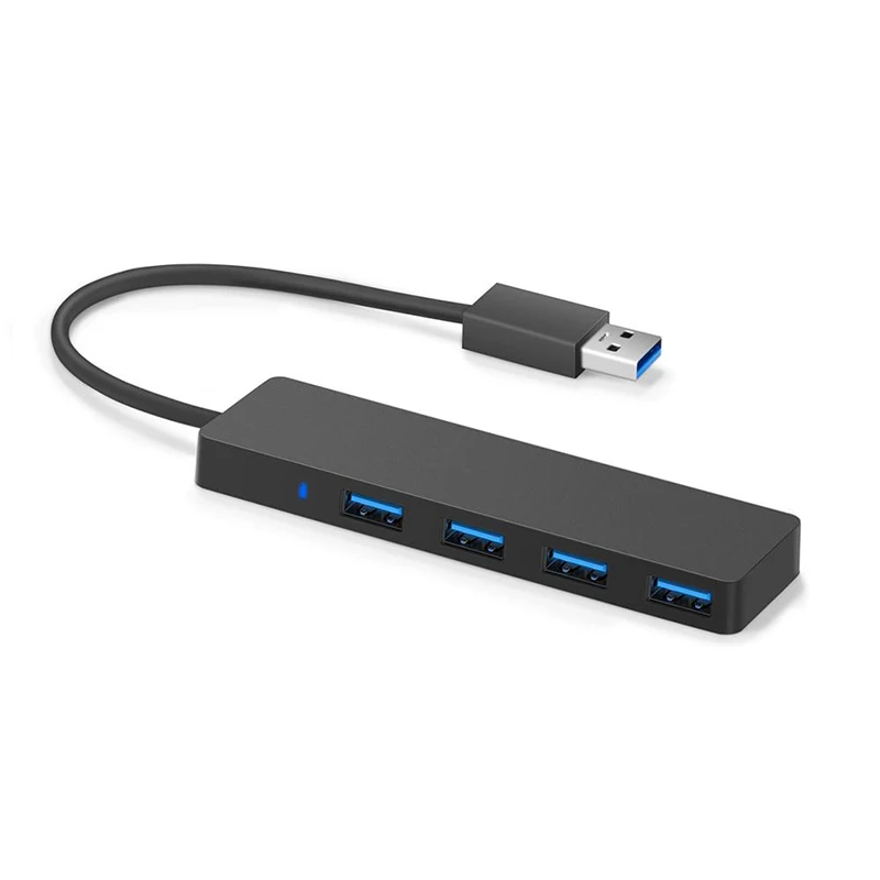 

Doonjiey hogh speed 4 port usb 3.0 Ultra Slim Data Hub For pc laptop computer usb hub, Black