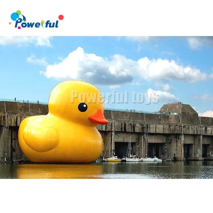Giant advertising inflatable duck model big yellow rubber duck for sale