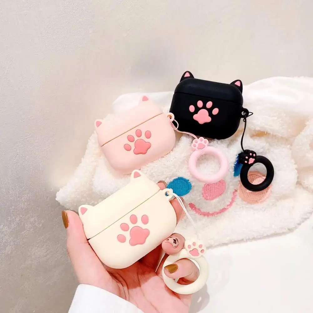 

Cute for airpods pro cases silicone key chain for apple airpods pro case cartoon for apple airpods pro case earphone