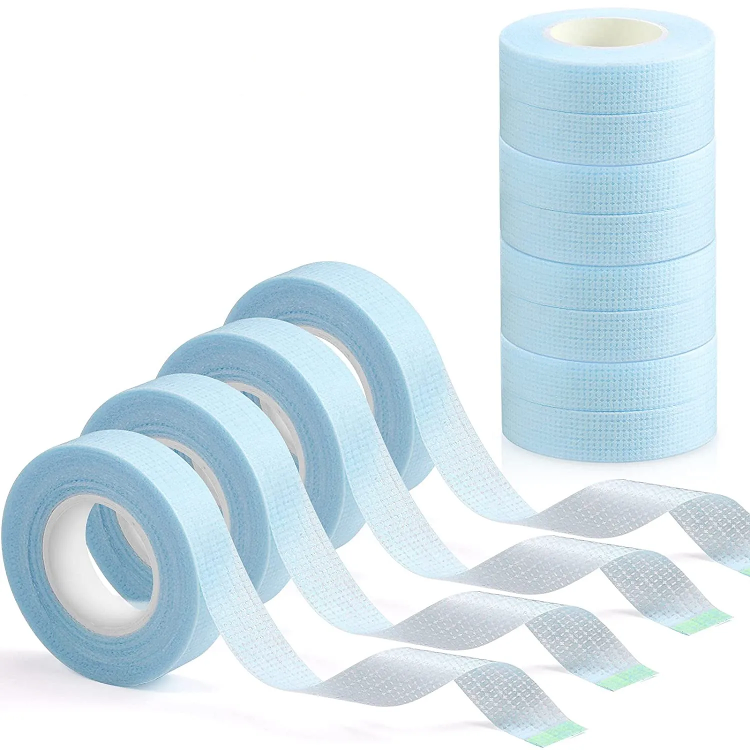 

Private Labeling Logo Silicone Gel Material Skin Tape Hot Sale Sensitive Blue Pink Lash Tape Material Tools Tape, Customer's choice