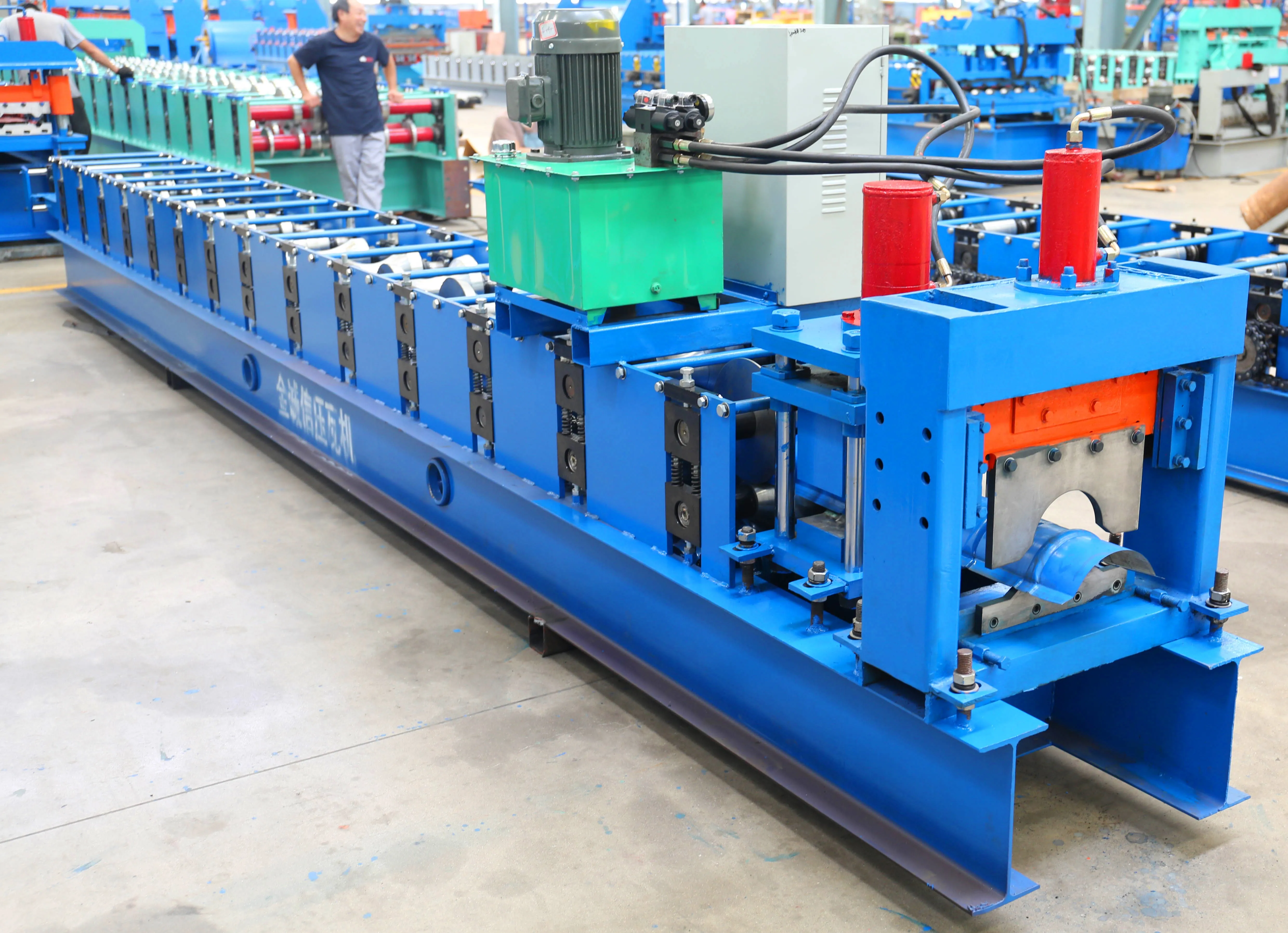 cheap Botou JCX 420 type metal arc roof ridge tile roll forming machine for sale