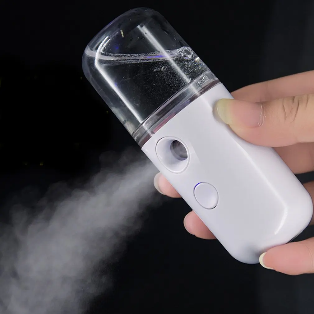 

MIQMI Portable nano mist face oxygen mist sprayer nano usb 30ml mini rechargeable face skin moisturizer 2021 nano mist spray