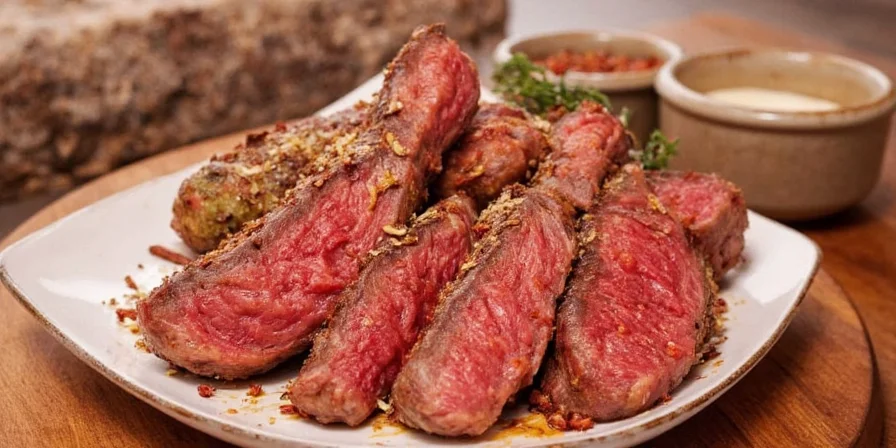 Fresh Herbs on Meat