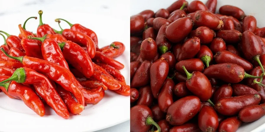 Making mole sauce with ancho and pasilla chiles