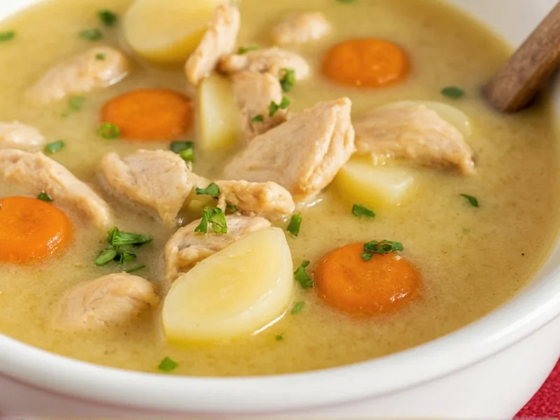 Classic Chicken and Potato Soup Recipe: Simple & Hearty