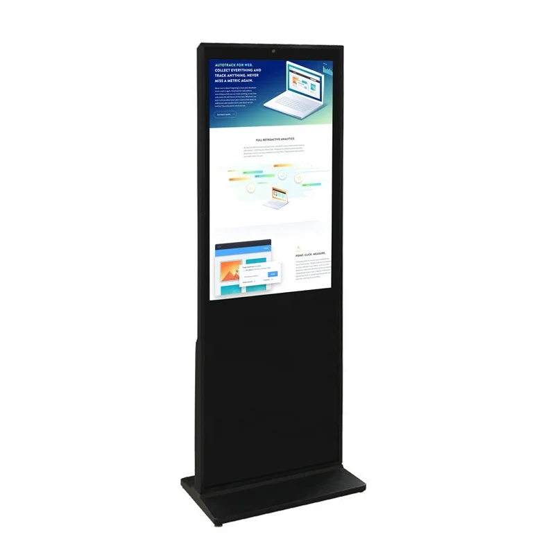 

Portworld Floor Standing 43 Inch Lcd Display Android 11 1280*800 Touch Screen Digital Signage Kiosk Advertising Player