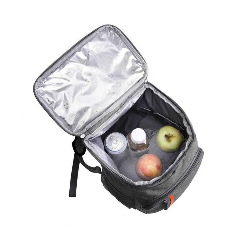 

Custom Portable Waterproof Leakproof Large Capacity Picnic Cooler Backpack Bag with Insulated Meal Management, 3 color