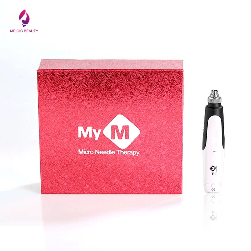 

Factory price pen derma electric derma pen microneedling MYM derma pen, Red/black/blue