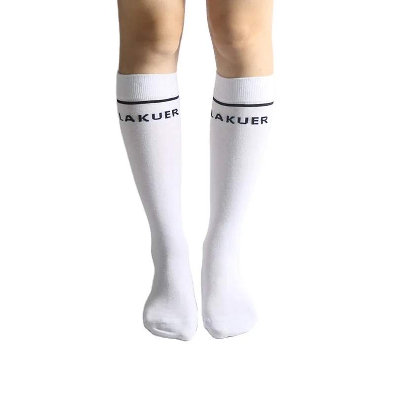 

Wholesale Bulk Cotton High Quality Fashion Popular Knee High Lady Socks, As pic