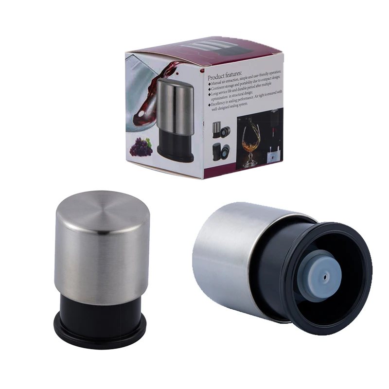 

Factory made vacuum red wine stopper vaccum wine stopper vaccum pump stopper wine bottle