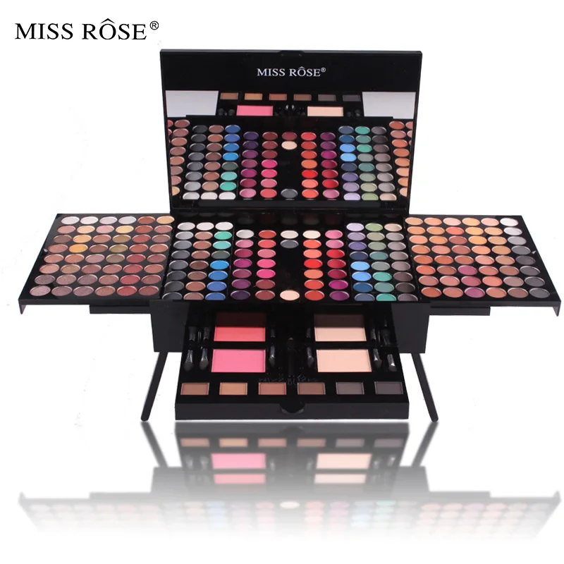 

Miss Rose Cosmetics 180 Colors Matte Glitter Eyeshadow Palette Powder Eye Makeup Professional Eye Shadow Make Up Kit, Option