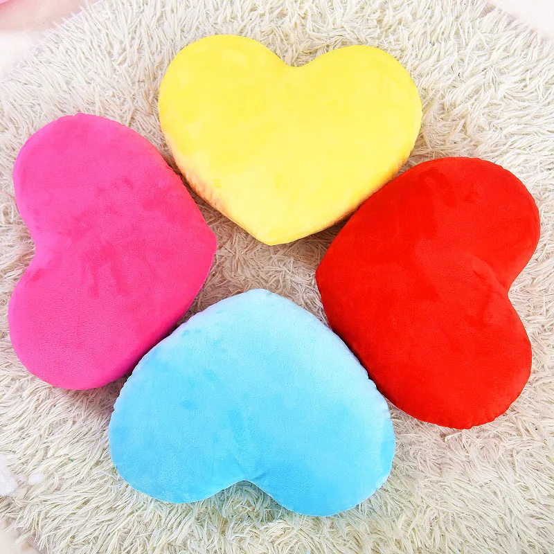 

Valentine Cute Heart Plush Pendant Plush Heart Toys Colorful Plush Pillow