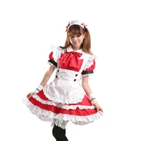 

Beautiful Lolita Maid Dress Sweet Apron Maid Outfits Cosplay Party Fancy Dress