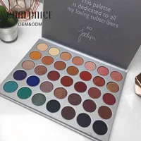 

2019 beauty creations makeup cardboard eyeshadow palette private label eye shadow