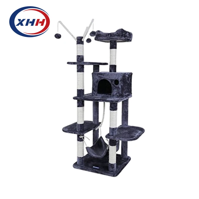 

153cm Plush Cat Tree House Luxury designer modern cat furniture cat scratching tree