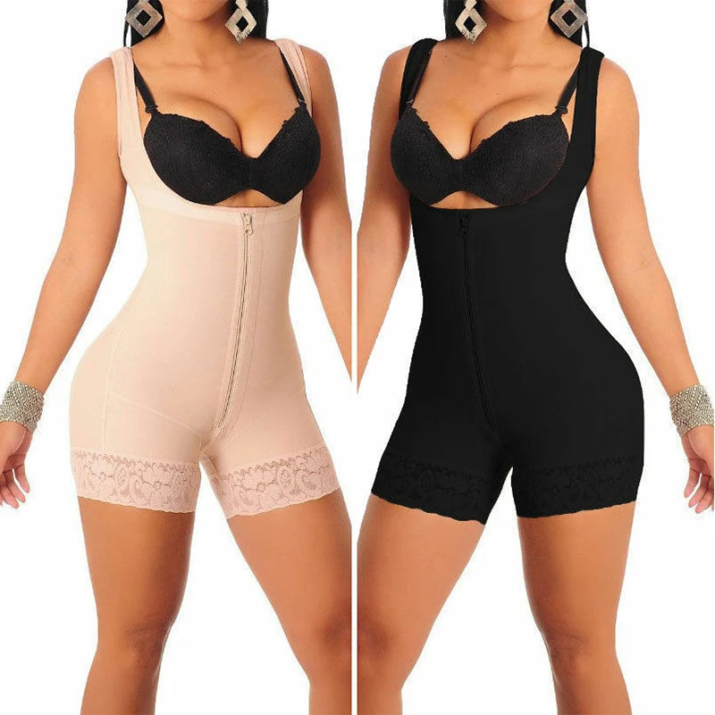 

Hot Sale Women's Shapers Vest Bodysuits Butt Lifter Panty Female Girdle Women's Panies Tummy Control Shapewear, Black nude