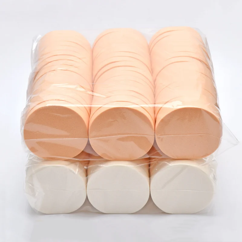 Wholesale Big Skin-Friendly Eco-Friendly Powder Puff Sponge Wet Dry Dual Use Latex Foundation Powder BB Cream Cosmetic Puff