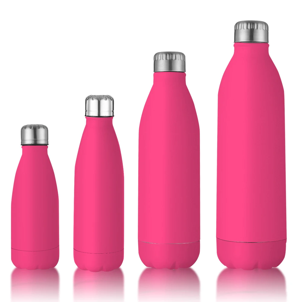 

Ready to Ship 500ML Stainless Steel Insulated BPA Free Water Bottle Custom Cola Shape Drinking Bottle, Customized color acceptable