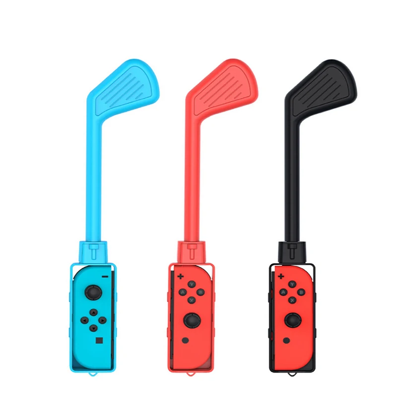 

2021 New Telescopic Golf Clubs For Nintend Switch Marios Golf Rush Handle Grip Stick JYS-NS211, Black red blue