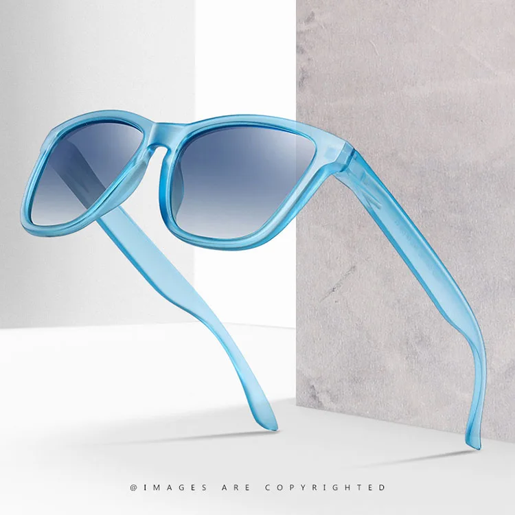 

2022 Hot Sale Classic style Unisex Custom Print Polarized Sunglasses Plastic Classic Men Women Sun glasses, 14 colors or customized